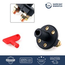 12V Truck Auto Car Battery Switch 2Key Rotary Power Isolator Cut Off Kill Switch