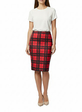 Women's Plain Midi Pencil