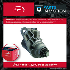 Starter Motor fits VW POLO 9N, Mk5 1.2 2001 on 5-Speed Manual Transmission Apec
