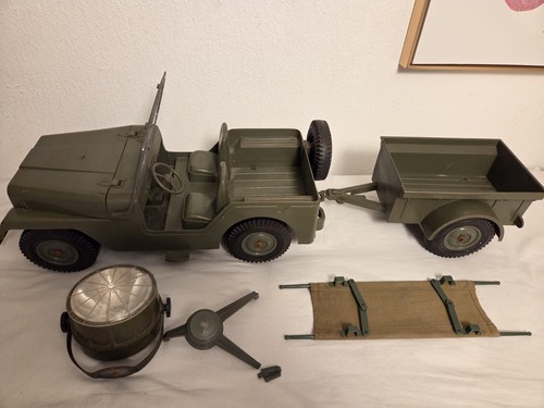 Marx jeep trailer - marx, +