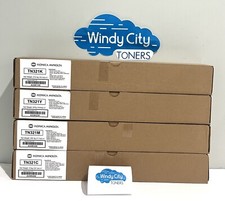Konica Minolta TN321 OEM Toner Set Black Yellow Magenta Cyan For bizhub C224 NEW