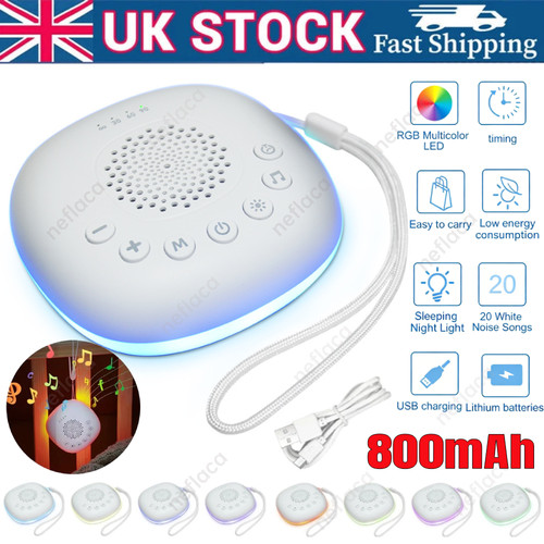 Portable white noise sound - white,