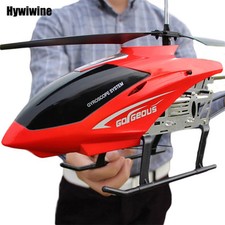 Rc Helicopter with Remote Control Extra Durable Big Plane Toy for Kids Drone Mod