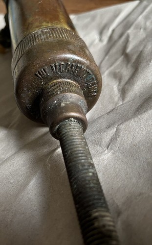 Vintage tecalemit brass grease - brass,