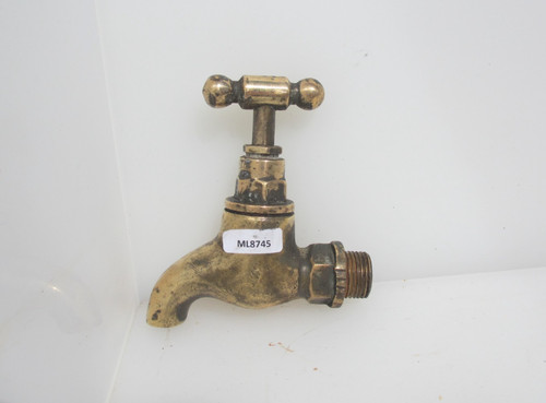 Victorian brass tap garden - brass,