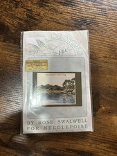 Rare 'Derwentwater Friars Crag' Cross Stitch Kit By Rose Swalwell (started)