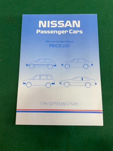 Nissan passenger cars - nissan, 17th