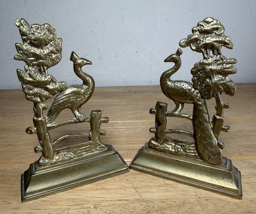 Pair bird brass - of,
