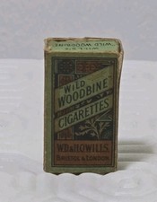 Very Rare Dolls House Wild Woodbine Cigarette Box With Contents Cigarettes