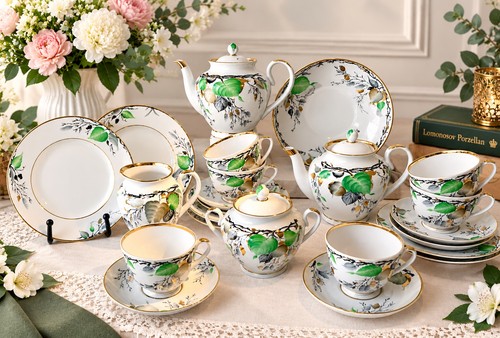 Lomonosov porcelain tea - lomonosov,
