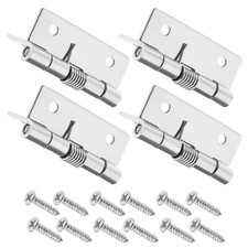 4x Self-Opening Spring Hinges Automatic Closing Door Hinges Hardware 2 Inch