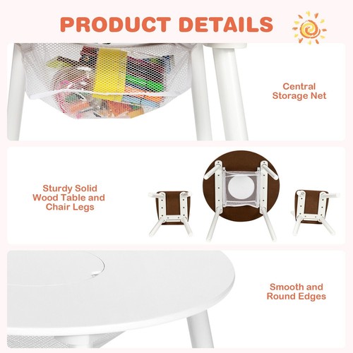 Kids round table - kids, set
