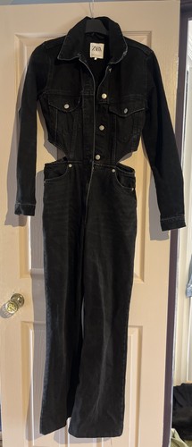 Zara black vintage cut out - zara,