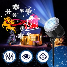 Christmas Laser LED Projector Lights Moving Outdoor Landscape Stage Xmas Lamp UK