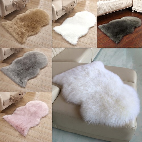 Fluffy faux sheepskin rugs - fluffy,