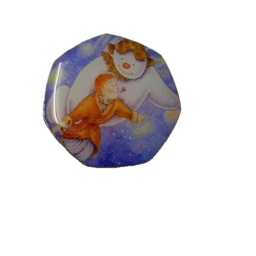 Enamelled britannia coin - enamelled, 🎁