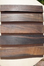 Lot of 5 Brazil Rosewood Bridge blanks for Luthier Old Growth