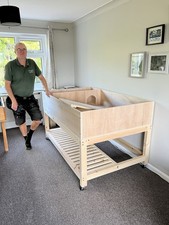 tortoise table with a stand. large version personal delivery