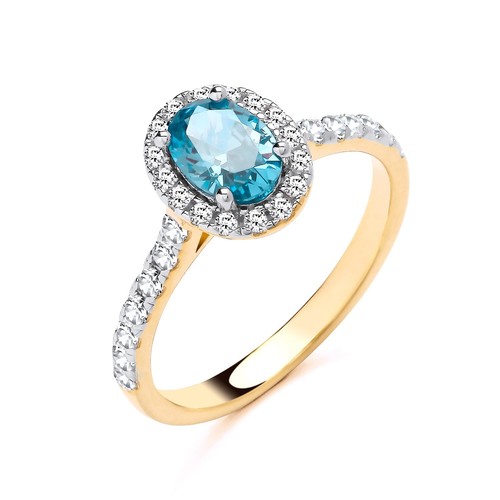 9ct yellow gold - gold, silver