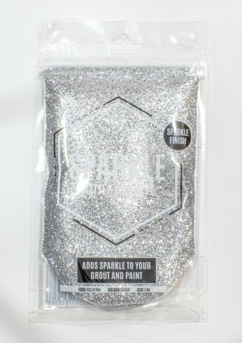 Silver sparkle glitter - silver,