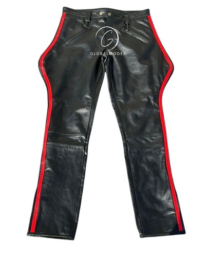 Men black genuine leather - men’s,