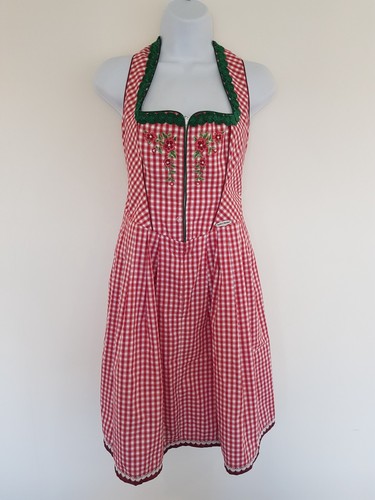 Vintage dress red oktoberfest - red,