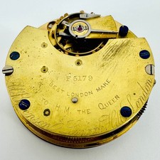 Antique J.W. Benson Pocket Watch Movement - Working