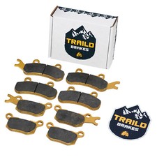 Can-Am Defender HD7 HD8 HD9 HD10 Ceramic Brake Pad Set 2016-2024 Front & Rear