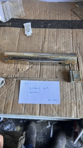 Stainless outboard lock - outboard,