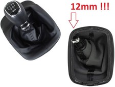 POMELLO CAMBIO NERA + SOFFIETTO CON CORNICE 5 MARCE PER SKODA OCTAVIA I 1996-