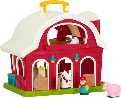 Battat big red barn - barn,, animal