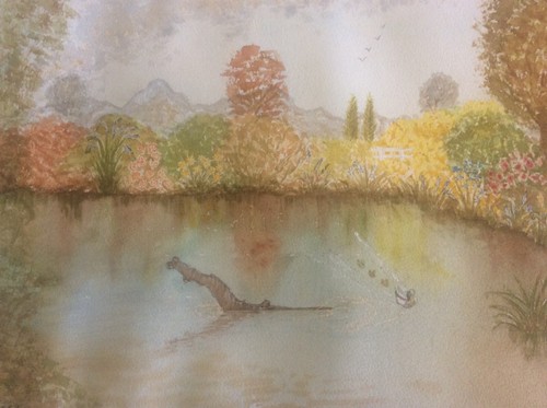 Signed original watercolour - signed,