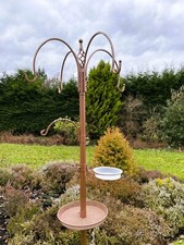 Metal Bird Feeding Station Feeder Stabilizer Stand Heavy Duty 243cm High
