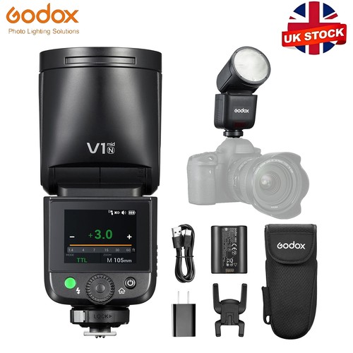 Godox v1mid v1midn ttl round - v1mid,