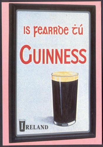 Modern postcard guinness - modern, postcard: