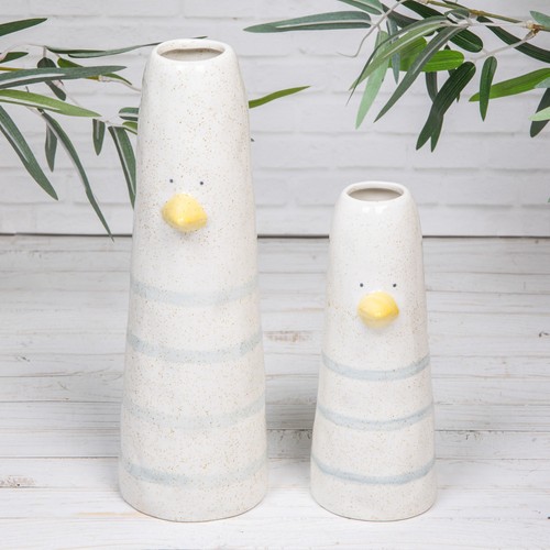 Seagull bird ceramic - seagull, tall