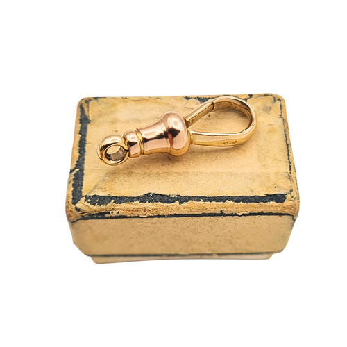 9ct gold large antique rose - gold,