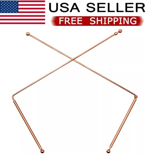 Copper dowsing rods - 99.9%,