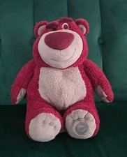 Toy Story 3 Lotso Bear Disney Store Strawberry Scented Plush Soft Toy Huggin