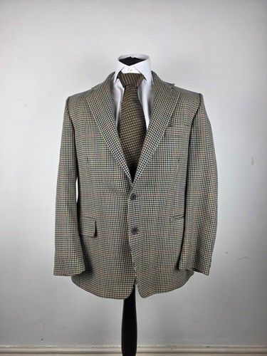 Magee tweed blazer 42r blue - blazer,