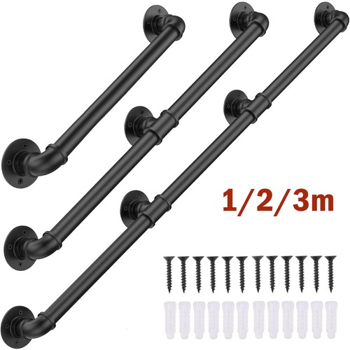 Metal handrail stair rail grab - metal,