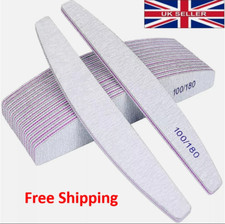 12x Nail Files 100/180 Grit