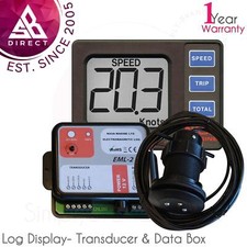 NASA Marine Electromagnetic Target Log Display with Transducer & Data Box