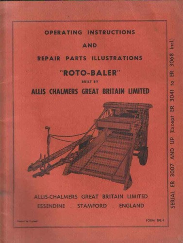 Allis chalmers baler roto - chalmers,