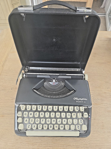 Vintage typewriter olympia - vintage,