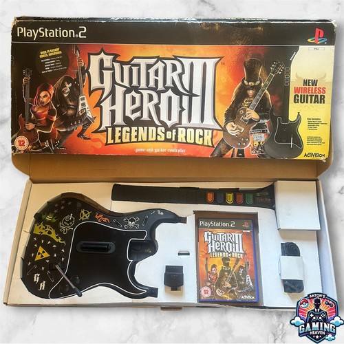 Boxed ps2 wireless guitar hero - ps2,