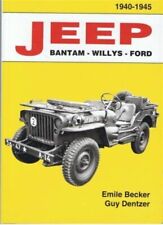 BECKER JEEP BANTAM WILLYS FORD 1940 1945 MB GPW M201 HOTCHKISS MILITARY book