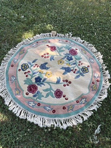 Vintage chinese wool aubusson - vintage,