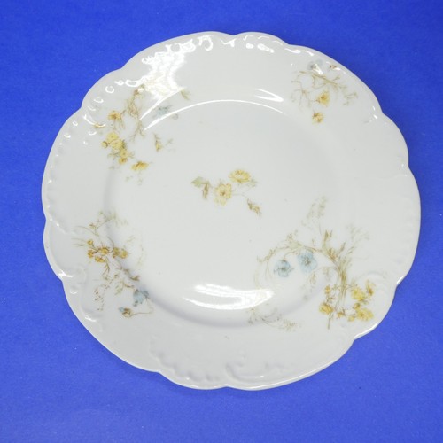 Floral bread plate - bread,