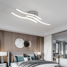 3 Lights LED Ceiling Light Chandelier Modern Living Room Bedroom Pendant Lamp